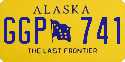 AK license plate GGP741