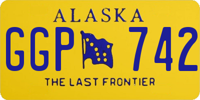 AK license plate GGP742