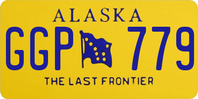 AK license plate GGP779