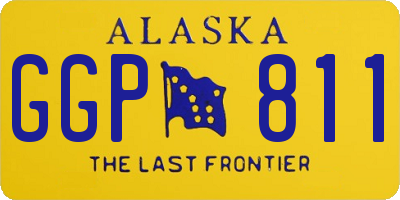 AK license plate GGP811