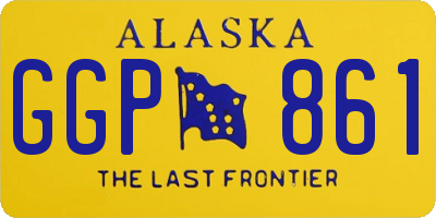 AK license plate GGP861