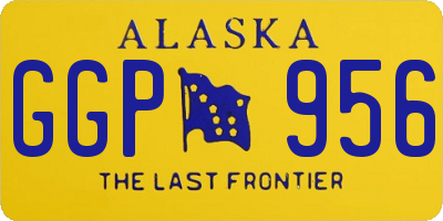 AK license plate GGP956