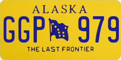 AK license plate GGP979