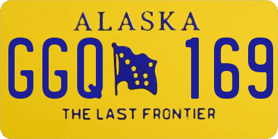 AK license plate GGQ169