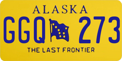 AK license plate GGQ273