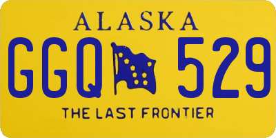 AK license plate GGQ529