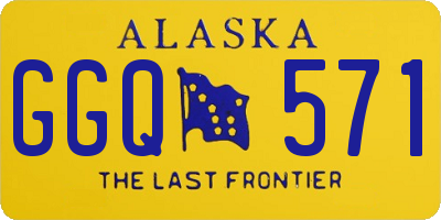 AK license plate GGQ571