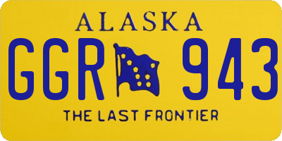 AK license plate GGR943