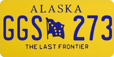 AK license plate GGS273