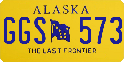 AK license plate GGS573