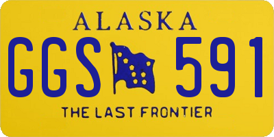 AK license plate GGS591
