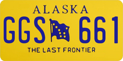AK license plate GGS661