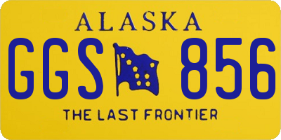 AK license plate GGS856