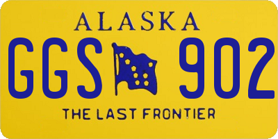AK license plate GGS902