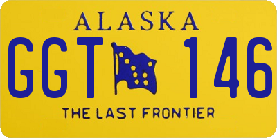 AK license plate GGT146