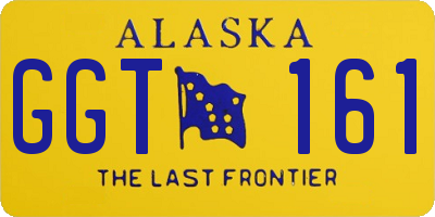 AK license plate GGT161
