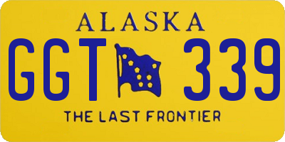 AK license plate GGT339