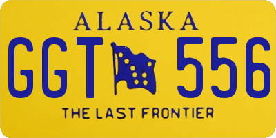 AK license plate GGT556