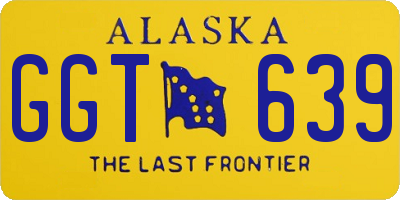 AK license plate GGT639