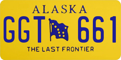 AK license plate GGT661