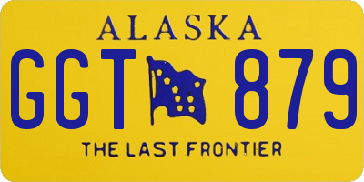AK license plate GGT879