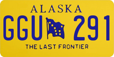 AK license plate GGU291