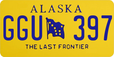 AK license plate GGU397