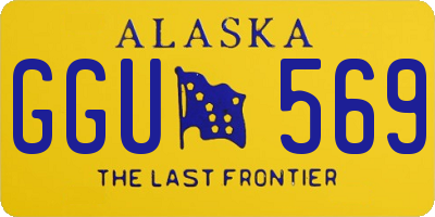 AK license plate GGU569