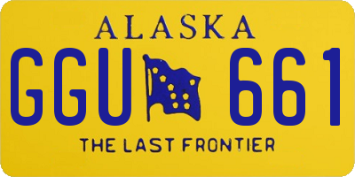 AK license plate GGU661