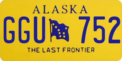 AK license plate GGU752