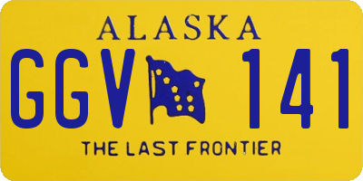 AK license plate GGV141