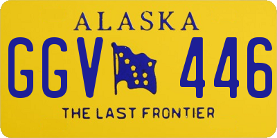 AK license plate GGV446