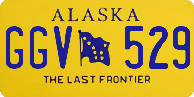 AK license plate GGV529