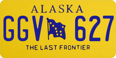 AK license plate GGV627