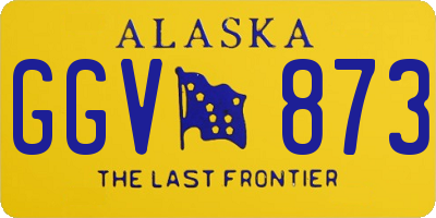 AK license plate GGV873