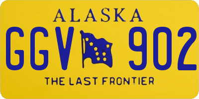 AK license plate GGV902