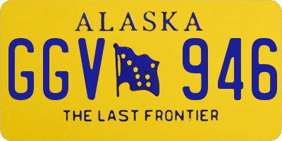 AK license plate GGV946