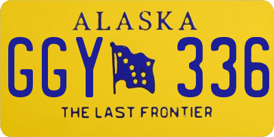 AK license plate GGY336
