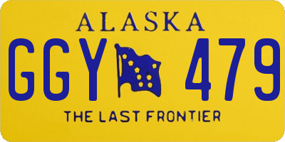 AK license plate GGY479