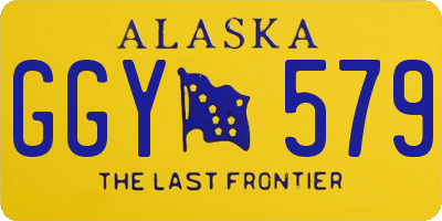 AK license plate GGY579