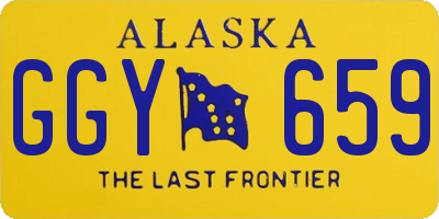 AK license plate GGY659