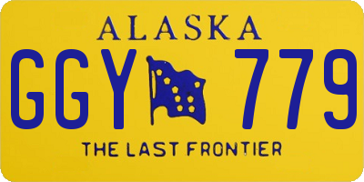 AK license plate GGY779