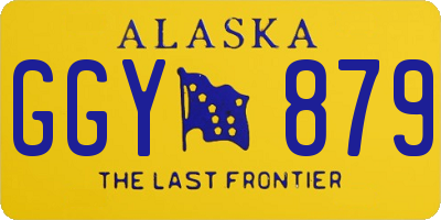 AK license plate GGY879