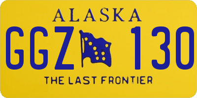 AK license plate GGZ130