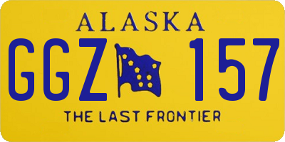 AK license plate GGZ157