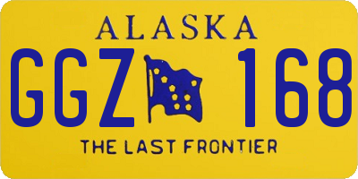 AK license plate GGZ168