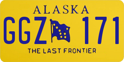 AK license plate GGZ171