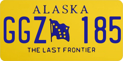 AK license plate GGZ185