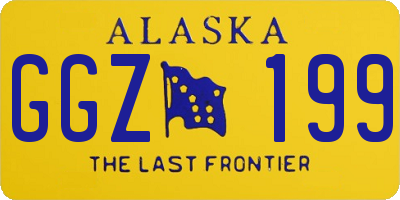 AK license plate GGZ199
