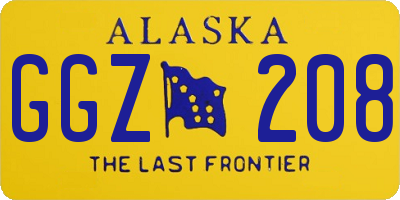 AK license plate GGZ208